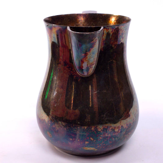Vintage EPCA Bristol Silver Plated 7" Pitcher 215 Patina