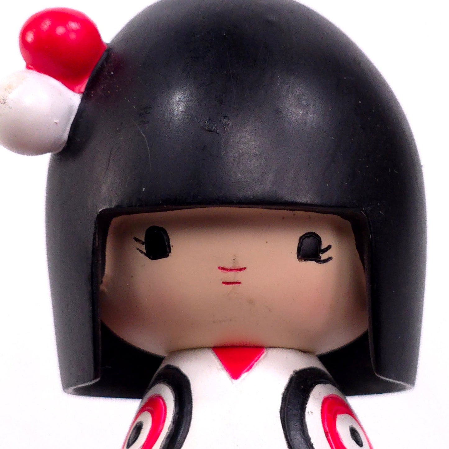 Momiji Funny Girl Message Doll 2008 Wooden Friendship Figure