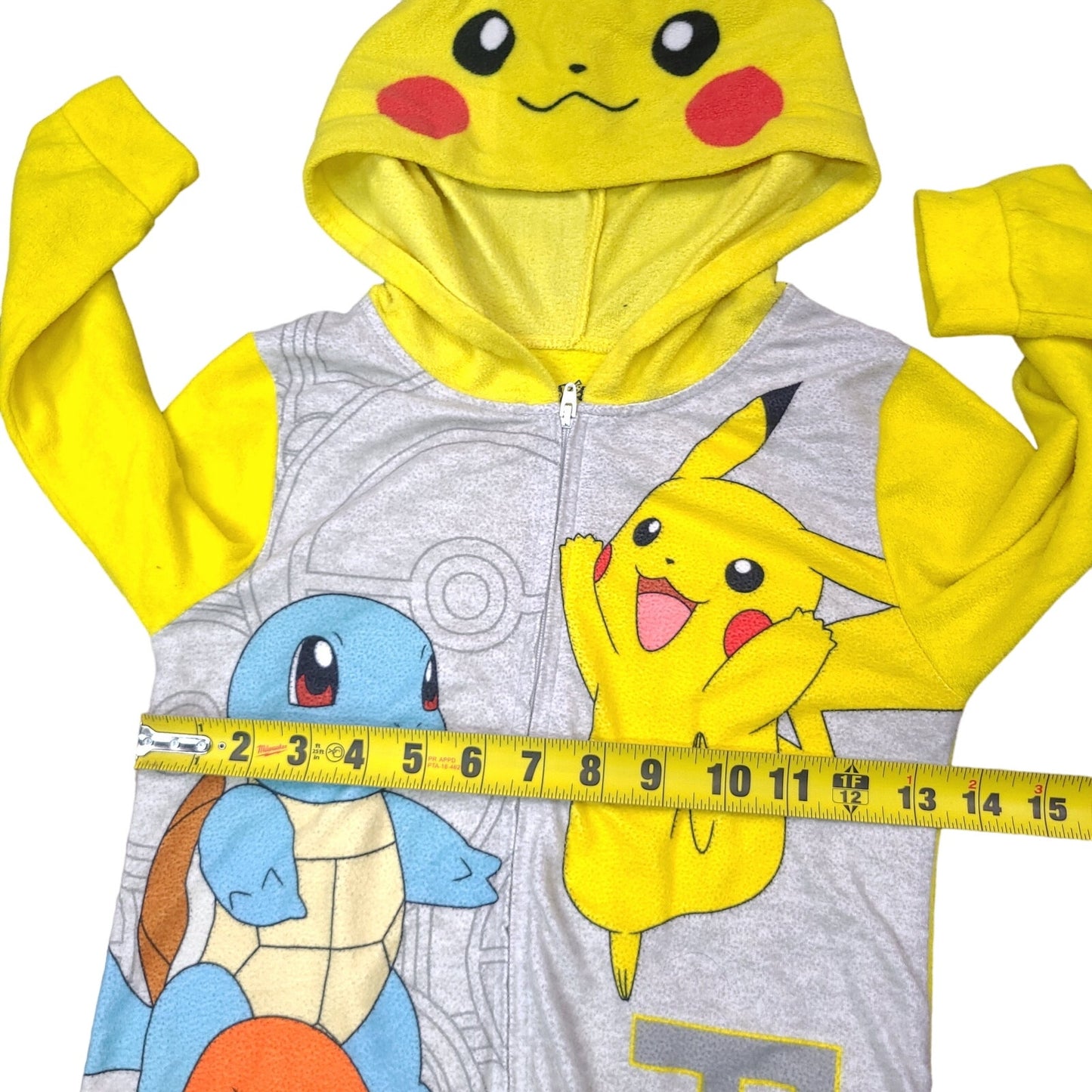 Pokemon Kids Sleep Onsie Yellow Pikachu Squirtle Charmander