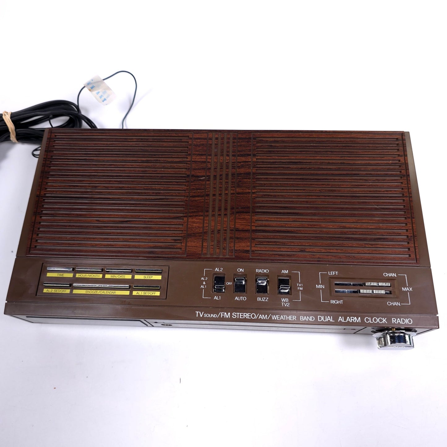 Vintage Windsor AM/FM Alarm Clock Radio Model 2560 FOR PARTS