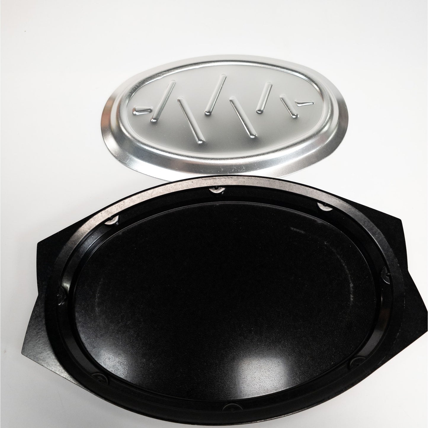Nordic Ware Stainless Steel Sizzle Steak Platter & Holder NO 10B 510