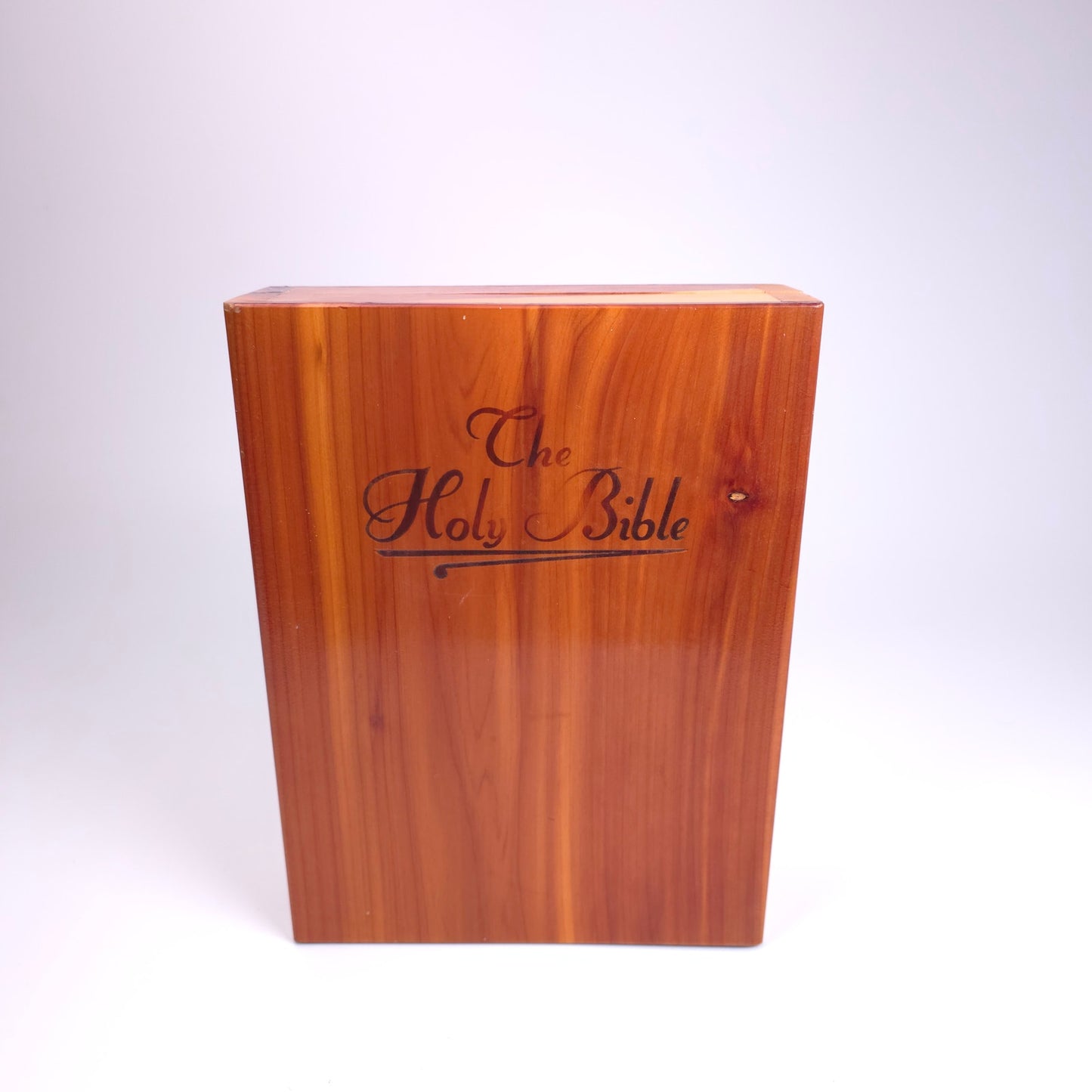 1958 Memorial Holy Bible American Legion KJV with Wood Storage Box Gilt Gilding