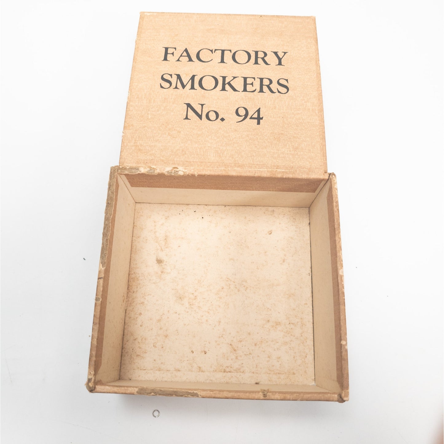 Vintage Factory Smokers No. 94 Cigar Box