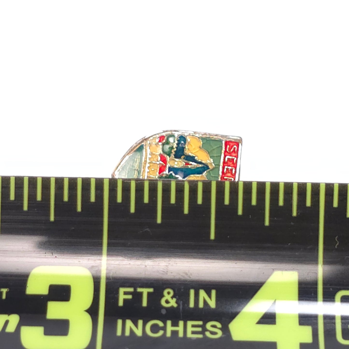 Vintage Seefeld I.T. Enamel Pinback Pin