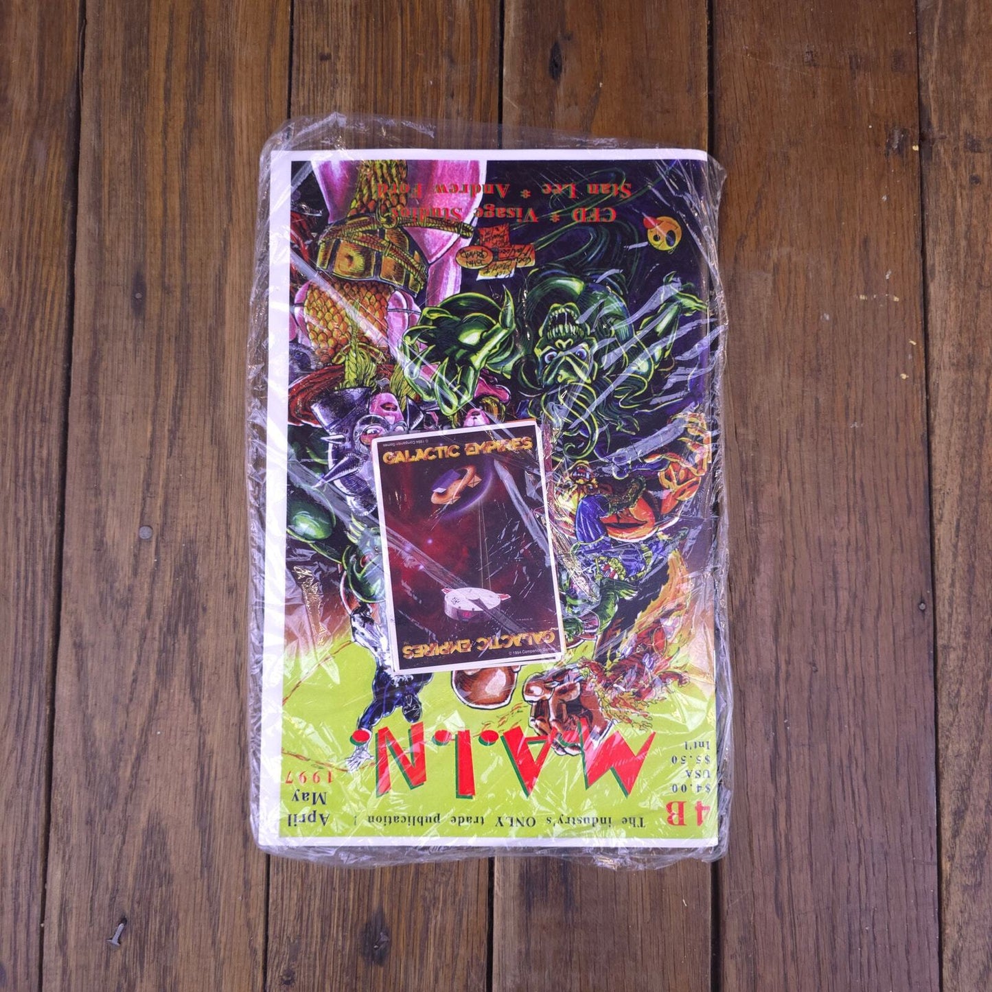 Sealed Hellshock M.A.I.N. The Industry's ONLY Trade Publication #1 Comic 1997