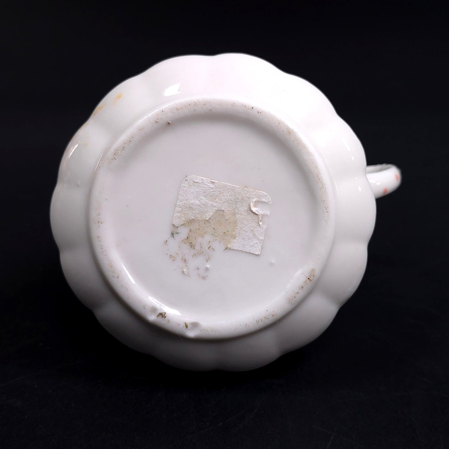 Vintage Tea Pot Jewelry Trinket Box With Saucer Floral Pattern