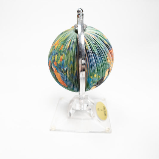 Earth Globe Notepaper Memo Pad w/ Stand Office Desk