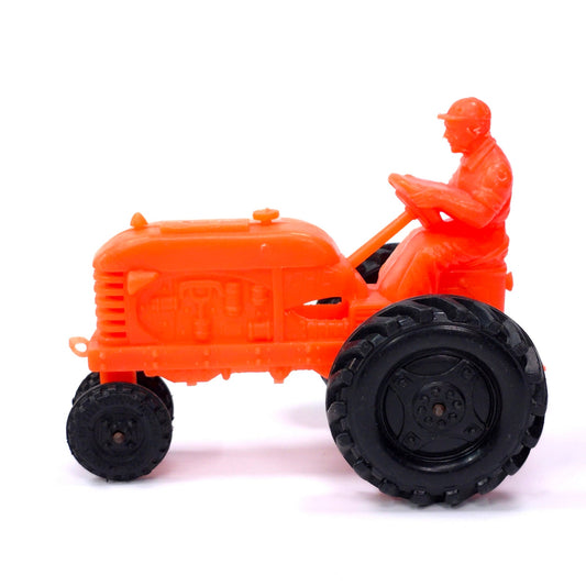 Vintage The Barr Rubber Products Ohio Plastic Farm Tractor Toy