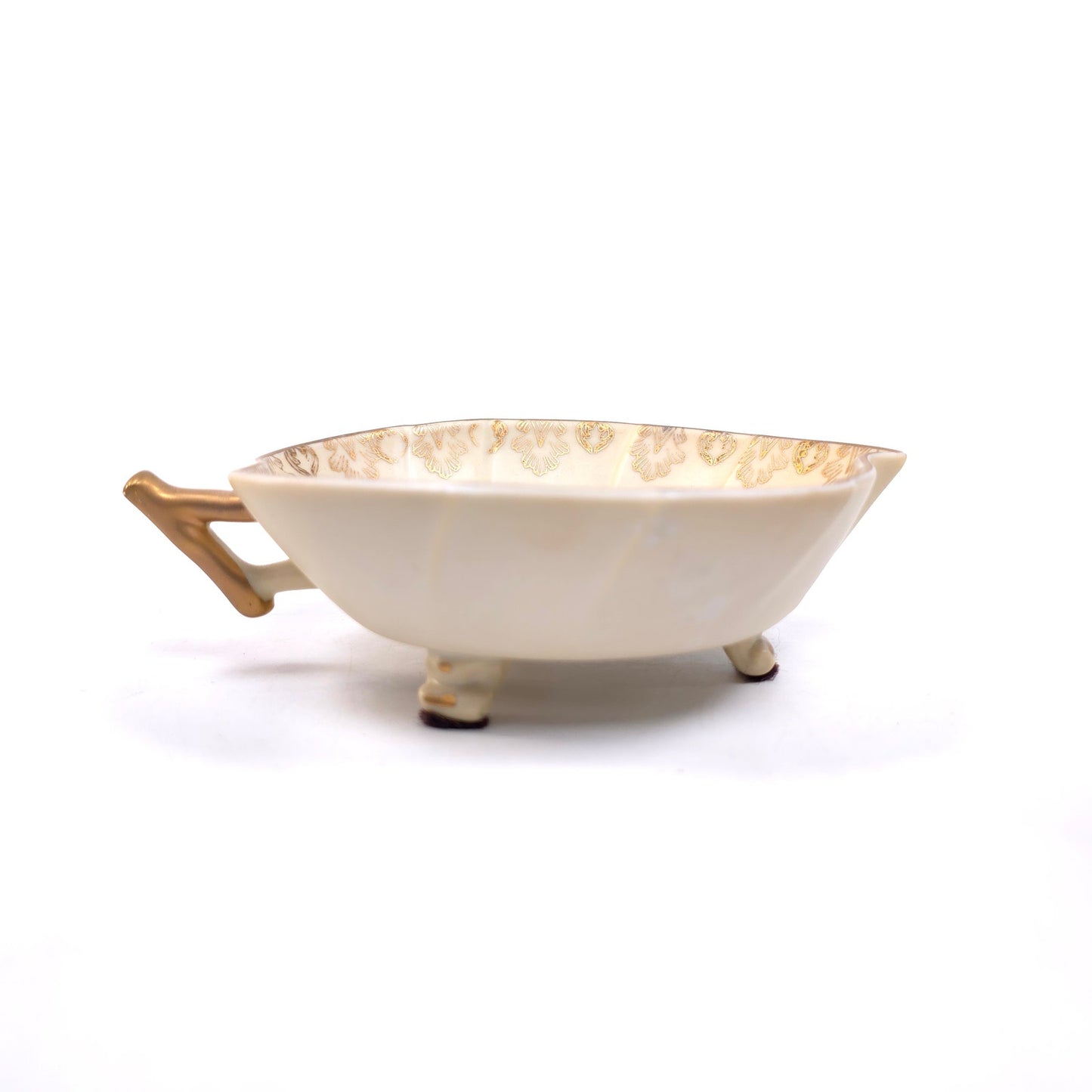 Vintage Ardalt Lenwile 3 Leg Nappy Trinket Dish Renaissance
