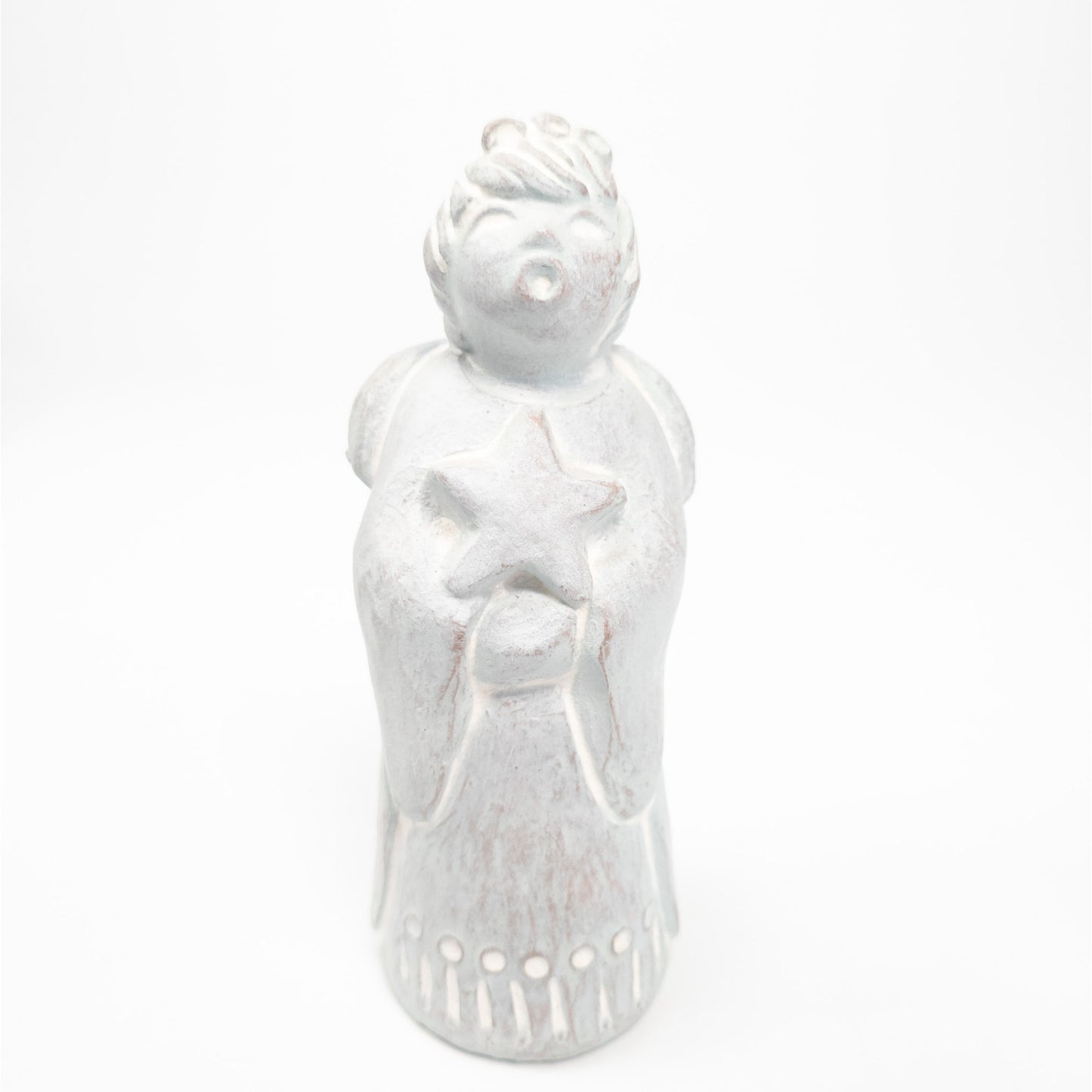 1986 Isabel Bloom Singing Caroling Angel Sculpture Figurine w/ Star #193 Signed