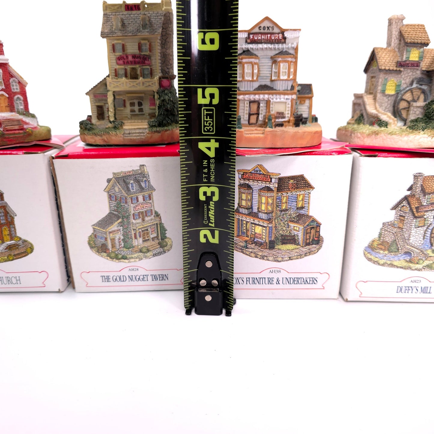 Lot of 4 Liberty Falls The American Collection Village House Figurine