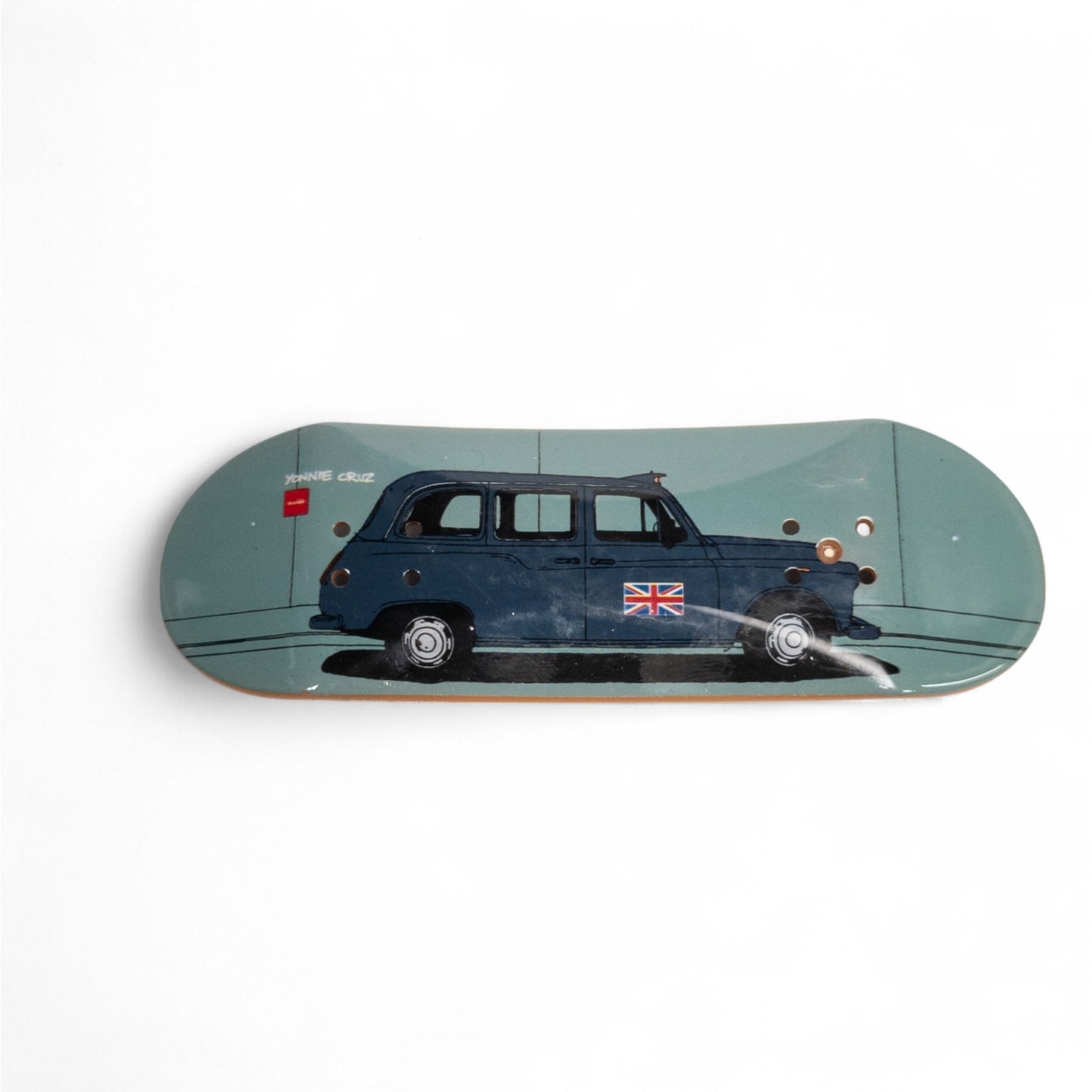 Tech Deck Yonni Cruz Brittish Taxi Chocolate Mini Finger Skateboard Deck Only