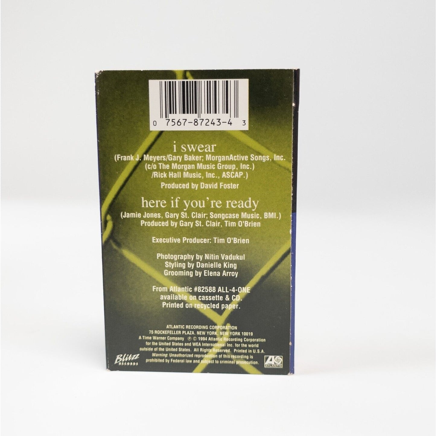 All-4-One I Swear (Cassette) 2+ Ship FREE