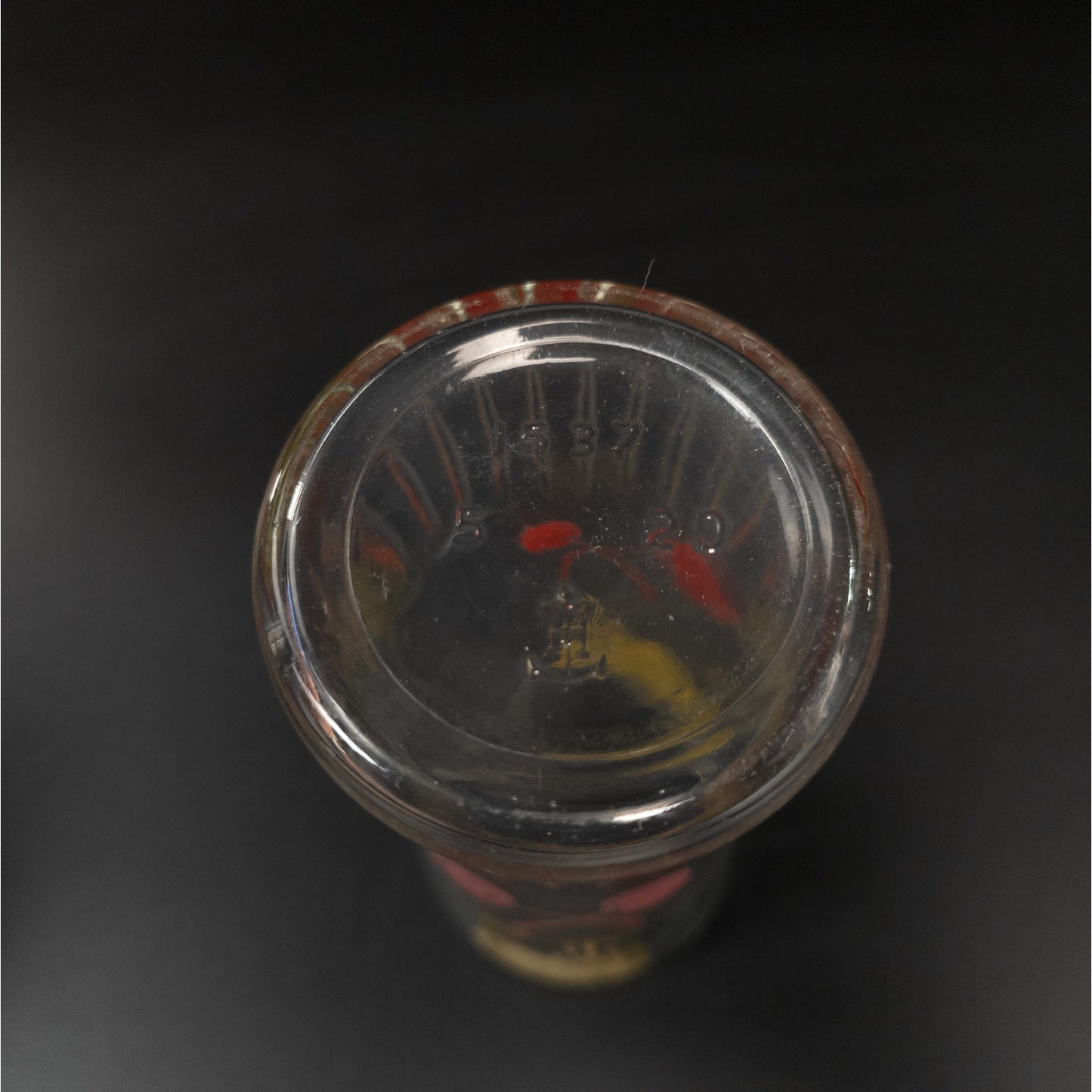 Anchor Hocking 1537 Lemon and Cherry MCM Collins Tumbler Mixed Drink Tea