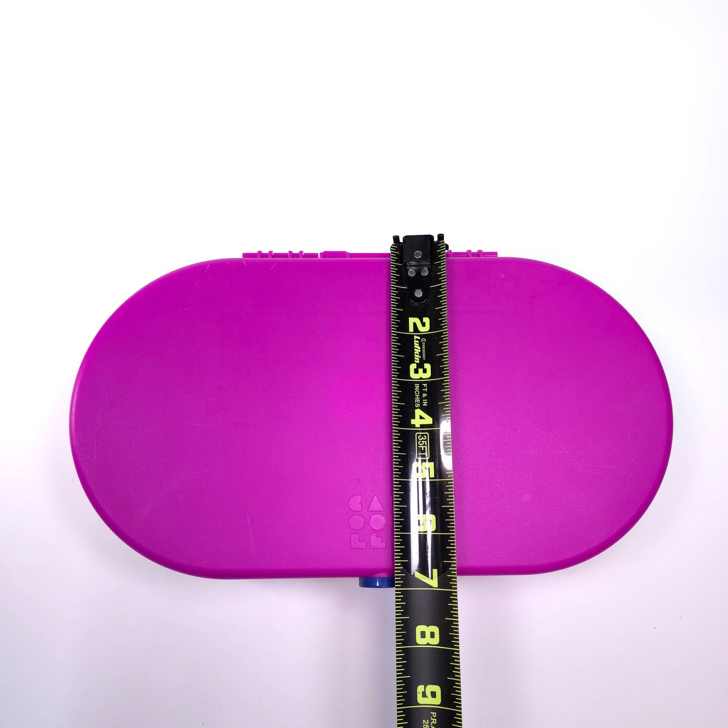 Vintage Caboodles Medium Cosmetic Makeup Jewelry Trinket Box w/ Mirror Purple