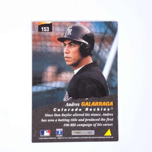 1996 Pinnacle - #153 Andres Galarraga