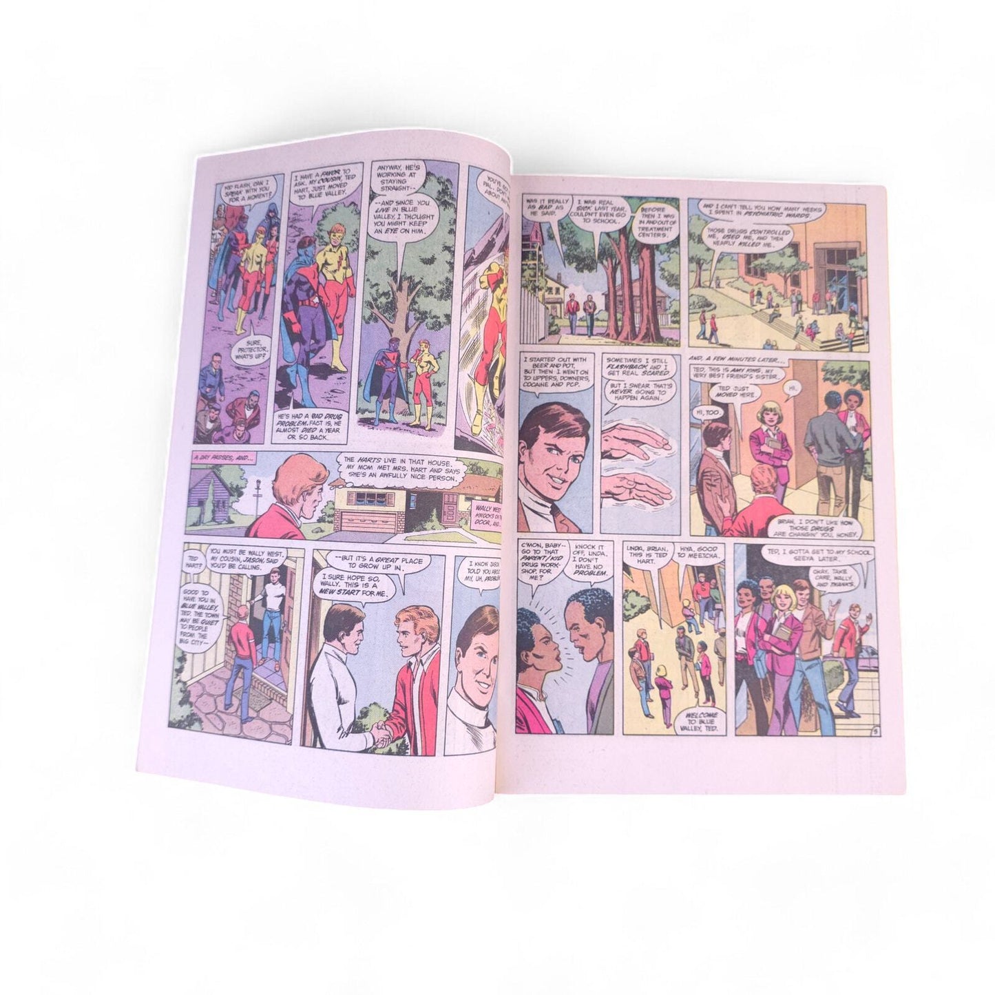 The New Teen Titans the Presidents Drug Awareness Campaign DC Comics 1983