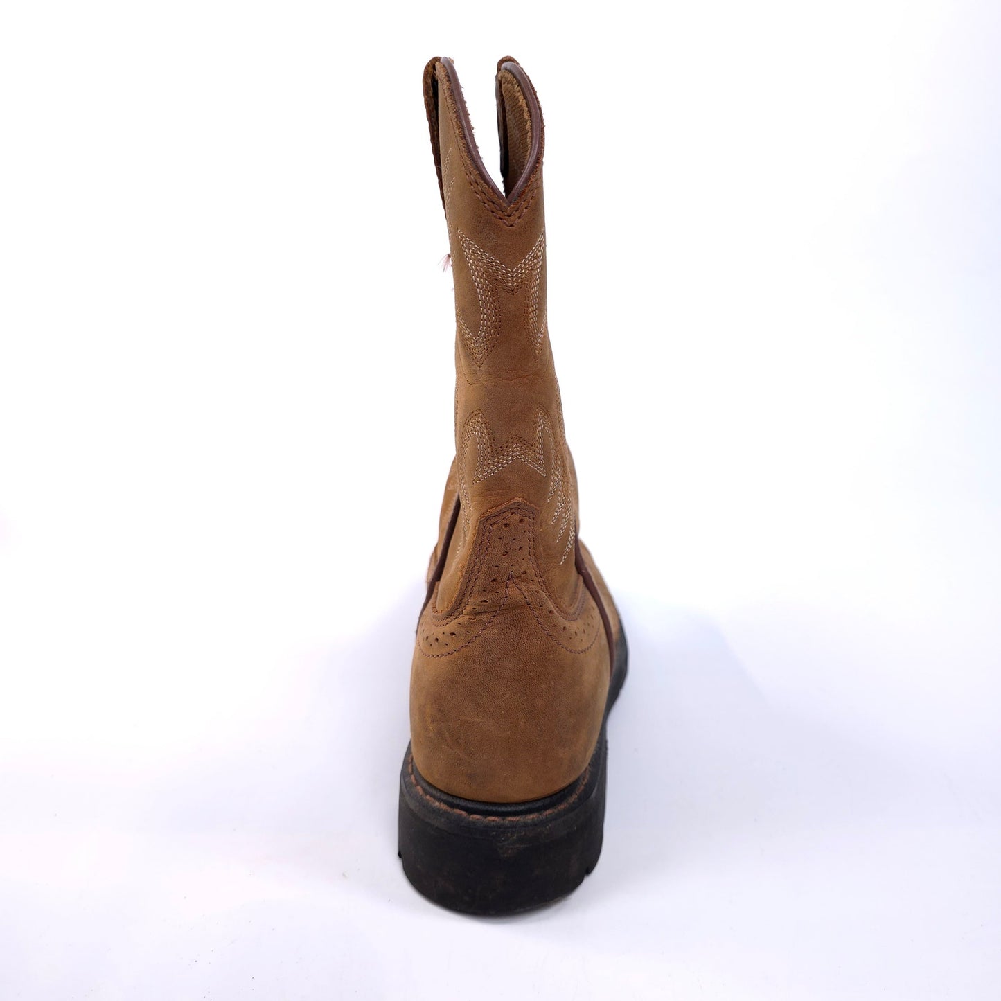 Ariat Leather Cowboy Work Boots Mens Size 8.5D ASTM F2892-11 EH