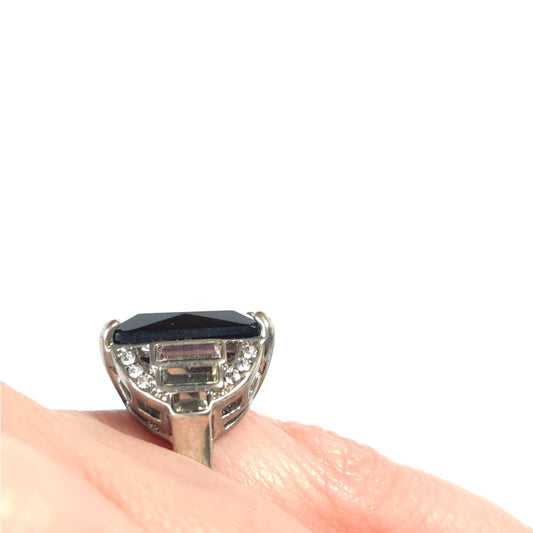 Banana Republic Costume Jewelry High Profile Statement Ring Size 5.75