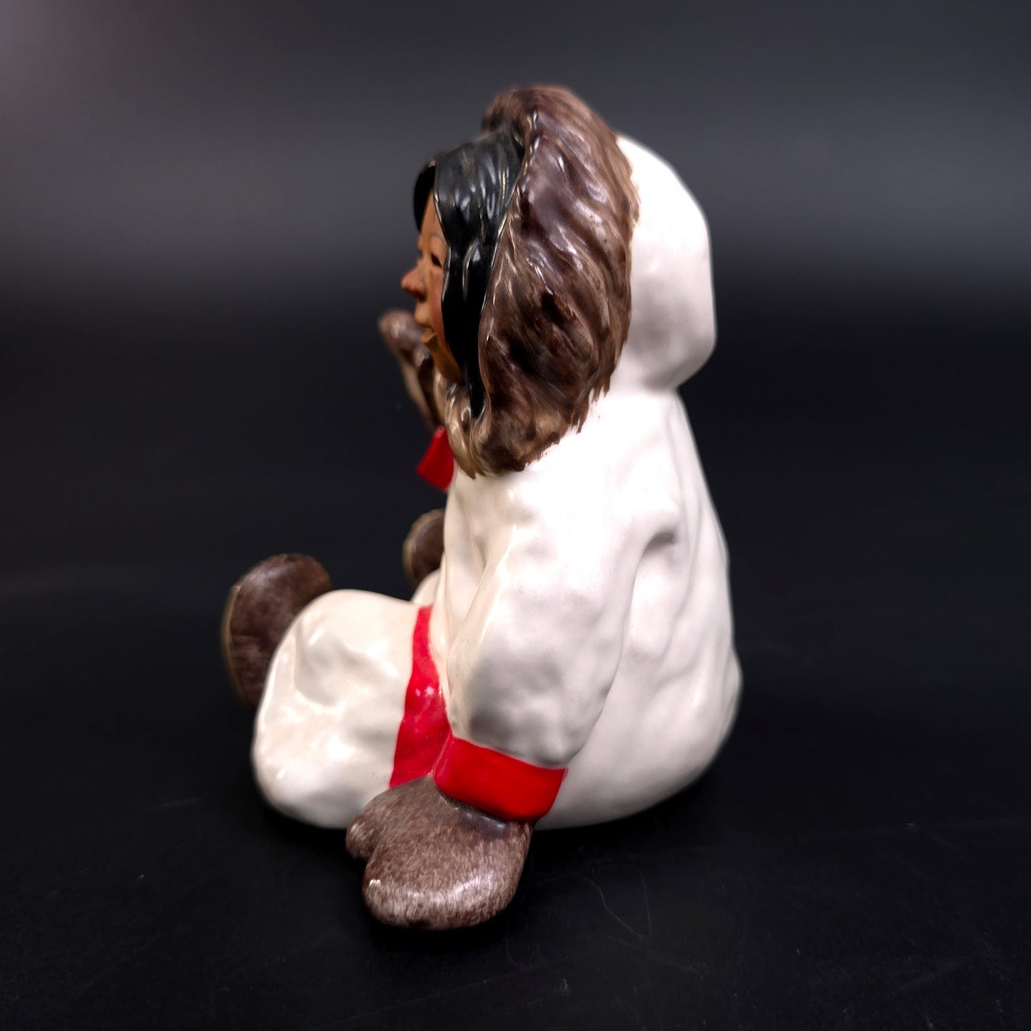 1982 C Alan johnson Ceramic Alaskan Eskimo Figurine "Dinah" Parka
