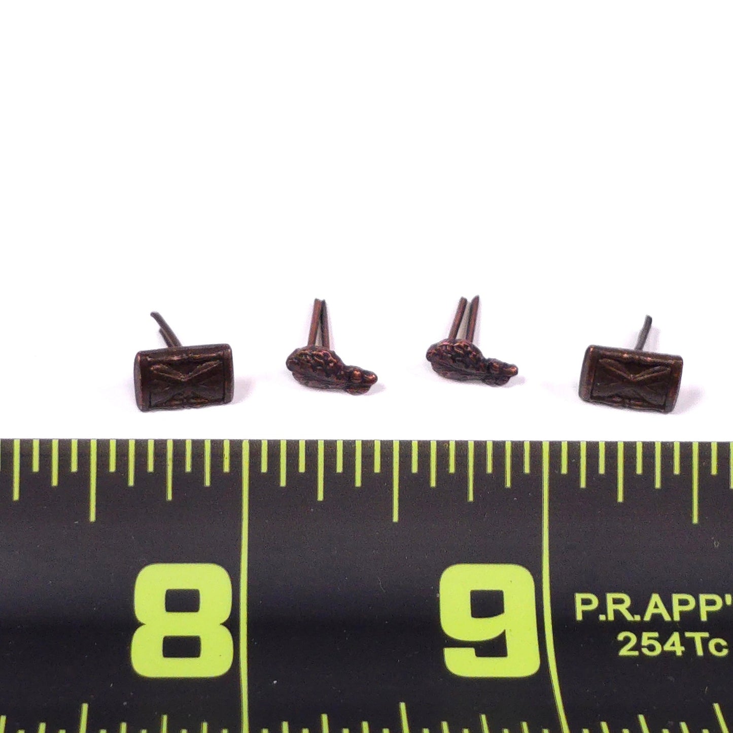 Vintage Bronze Military Insignia & Oak Leaf Cluster Ribbon Medal Attachments