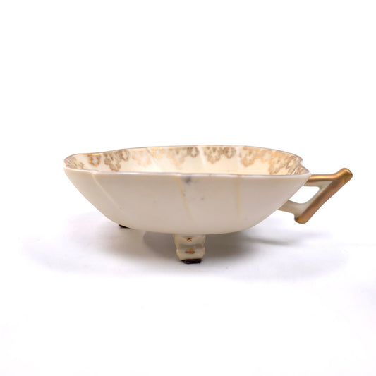 Vintage Ardalt Lenwile 3 Leg Nappy Trinket Dish Renaissance