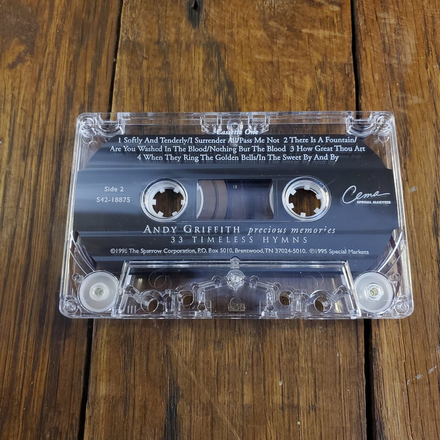Andy Griffith Precious Memories Gospel Music (Cassette) 2+ Ship FREE