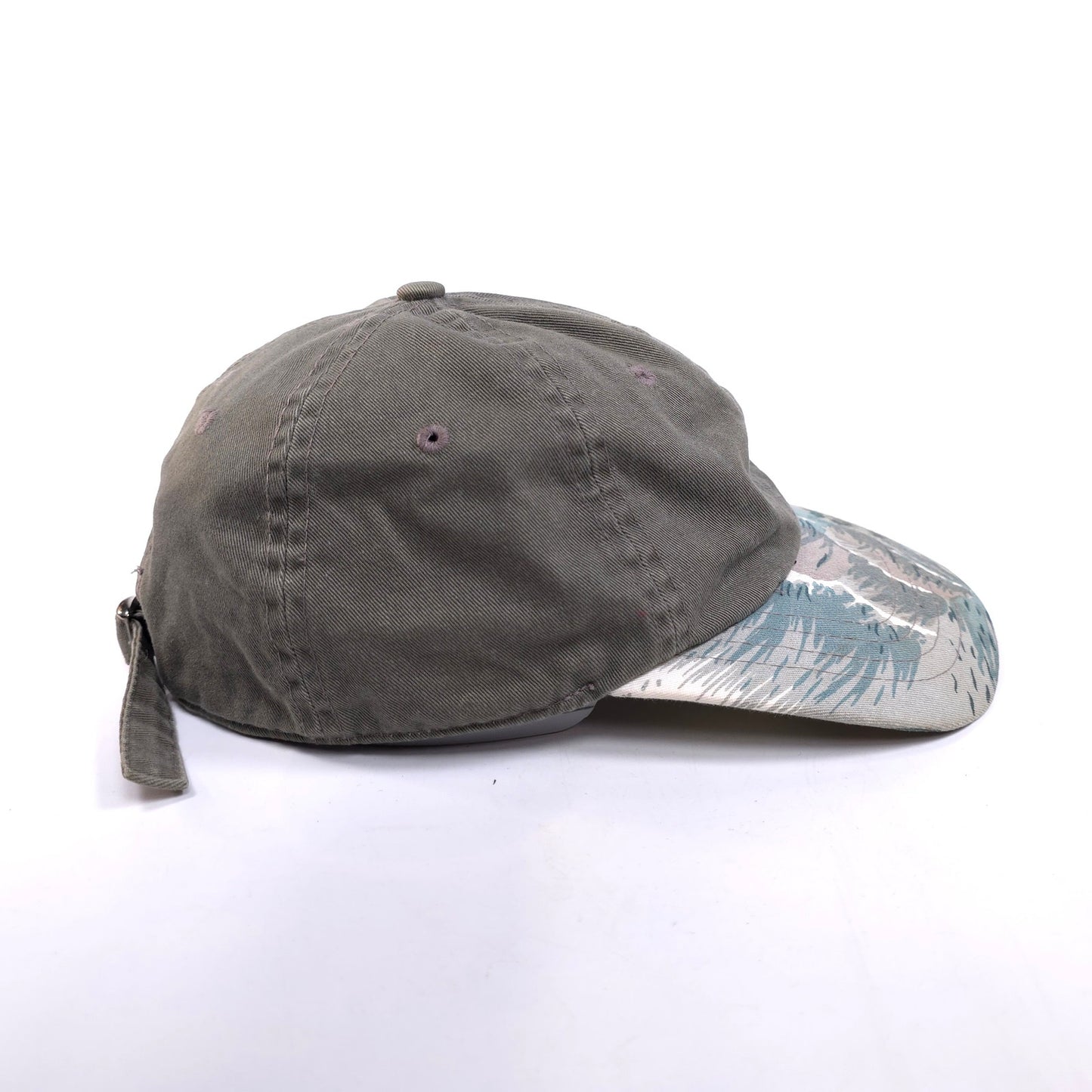 Outdoor Scenic Landscape Brim Print 100% Cotton Strapback Baseball Cap Hat