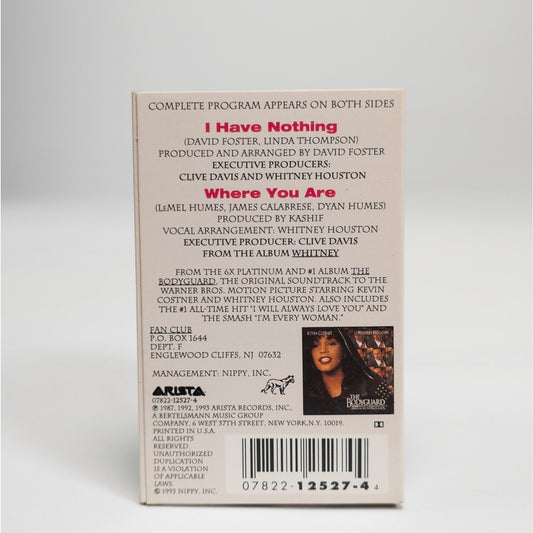 Whitney Houston I Have Nothing (Cassette) 2+ Ship FREE