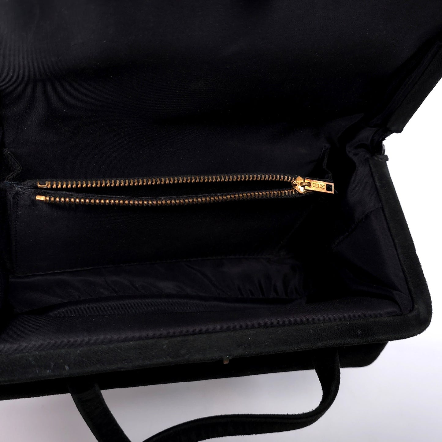 Vintage H.M. Retangle Box Top Handle Handbag Purse