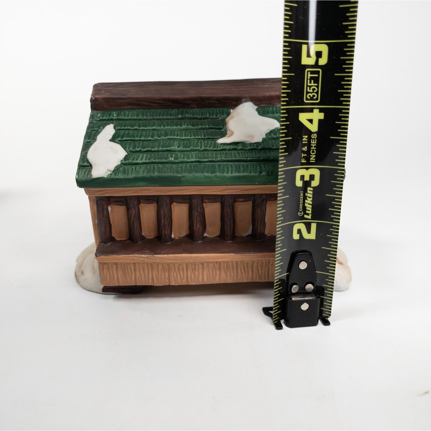Porcelain Victorian Bridge Tealight Candle Holder Votive Winter Village