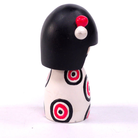 Momiji Funny Girl Message Doll 2008 Wooden Friendship Figure