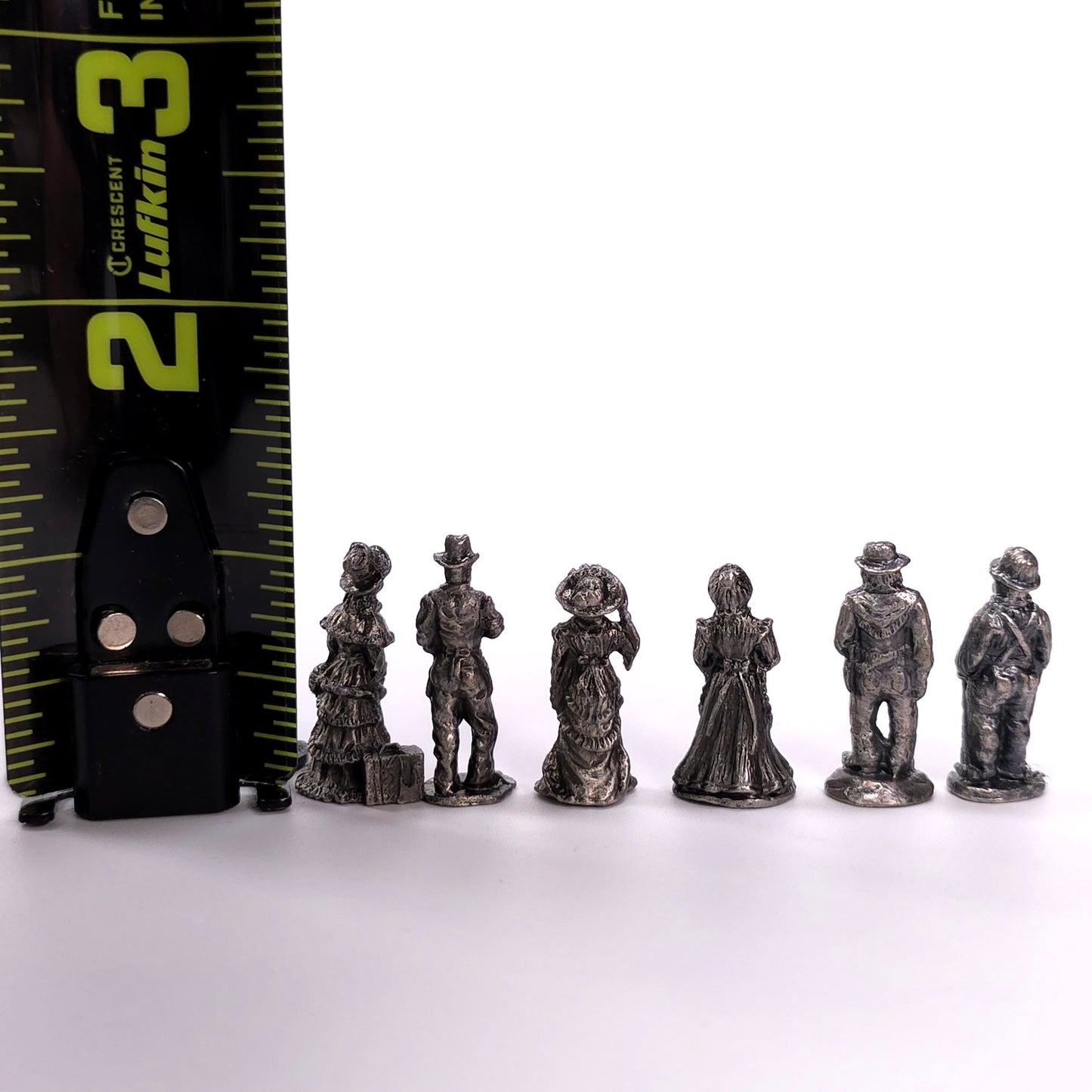 Lot of 6 Pewter Figures 1993 The Americana Pewter Collection AH31