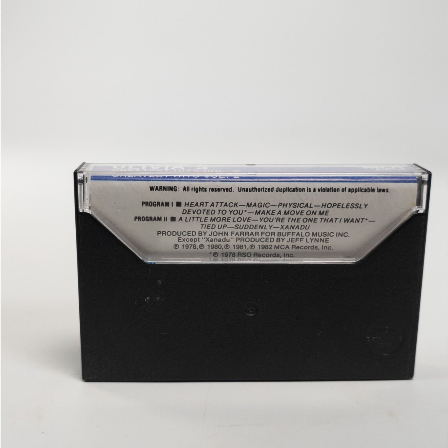 Olivia's Greatest Hits Volume 2 (Cassette) 2+ Ship FREE - Olivia Newton John