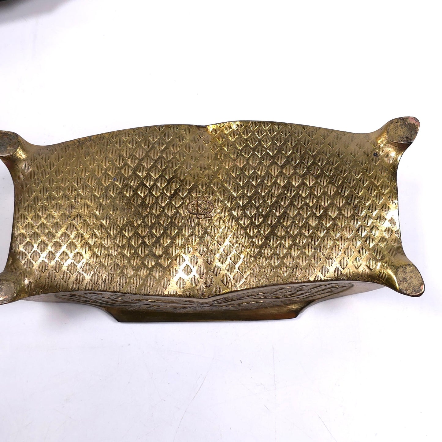 Antique K & Co Bronze Jewelry Trinket Box Detroit Michigan Post Office