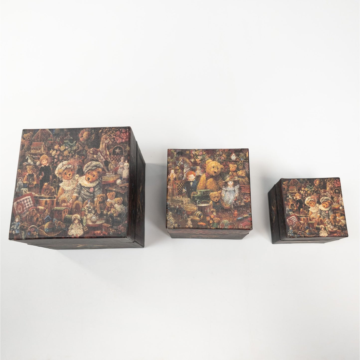Bob's Boxes Toys In The Attic Lot of 3 Nesting Boxes