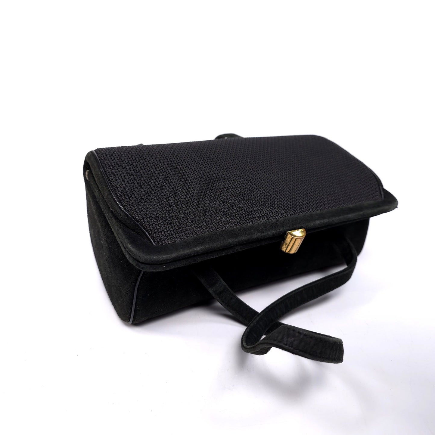 Vintage H.M. Retangle Box Top Handle Handbag Purse