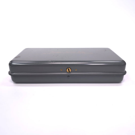 Vintage PN Co Metal Lock Box No Key Funeral Home