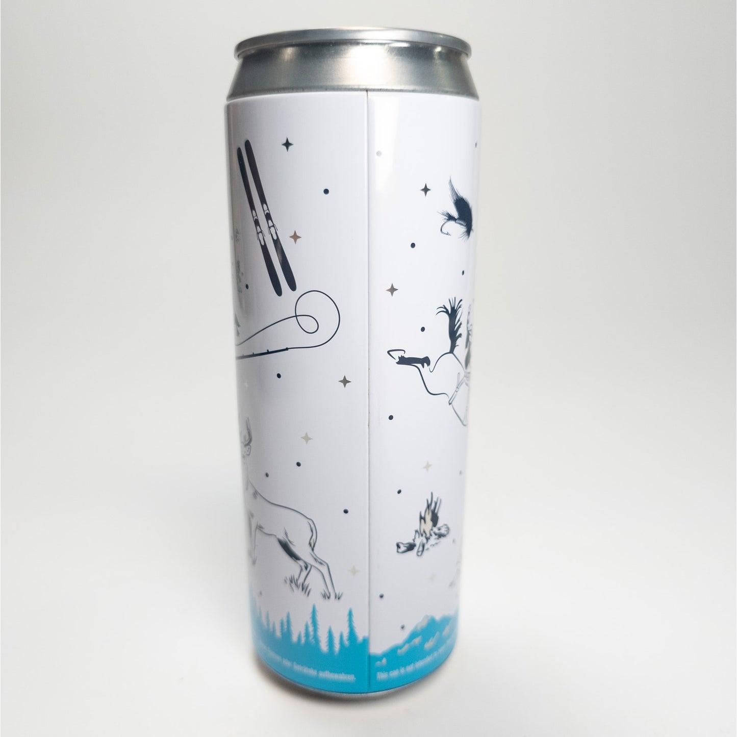 Yeti Slim Can Tin Canister Duck Marlin Horse Fishing Surf Camping
