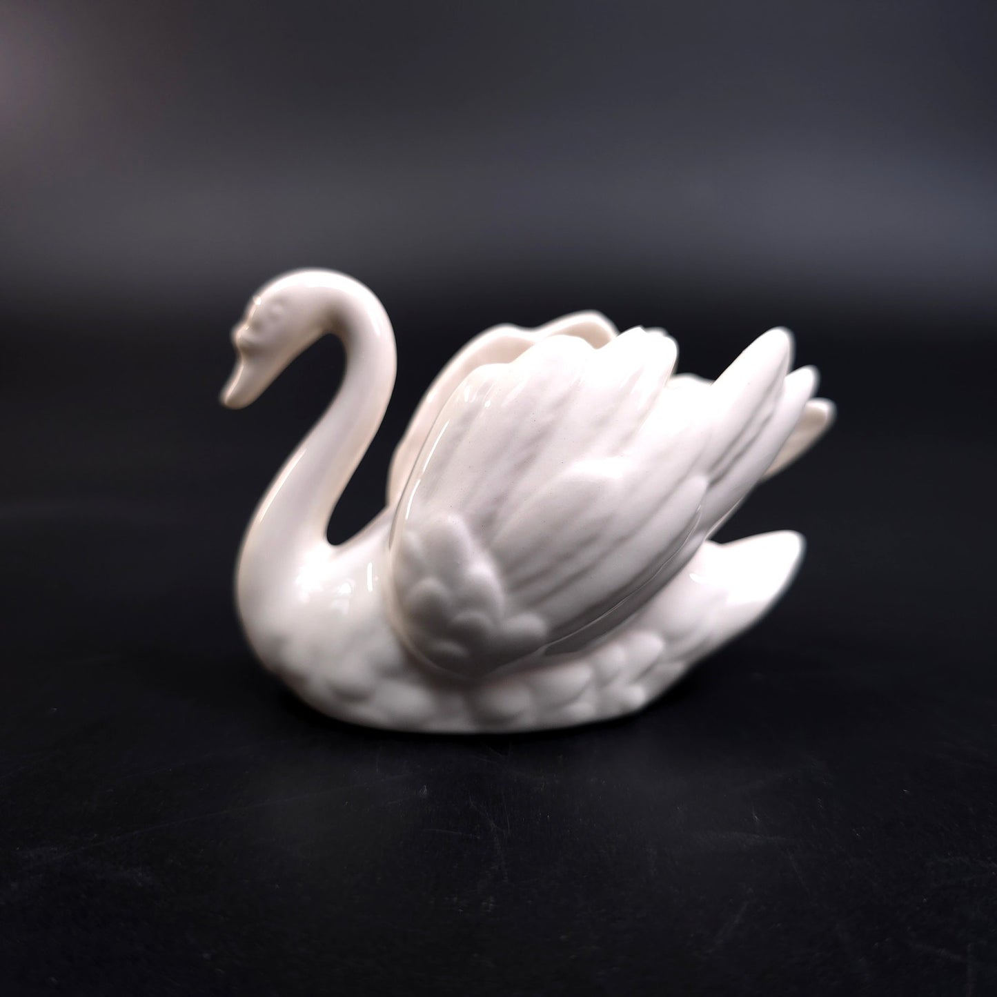 Vintage Goebel White Swan Porcelain Figurine West Germany