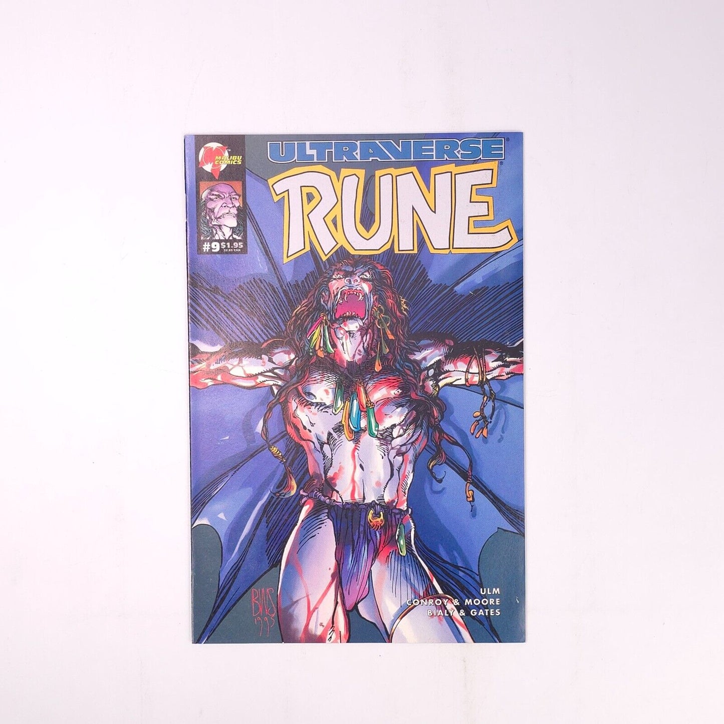 Ultraverse Rune #9 Malibu Comics Comic Book