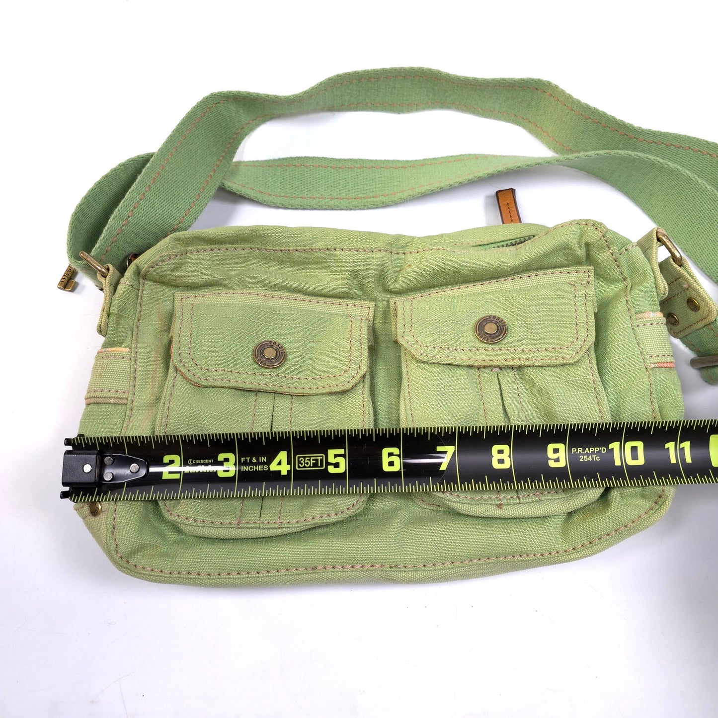 Fossil Brand Shoulder Crossbody Bag Purse 7 Compartment