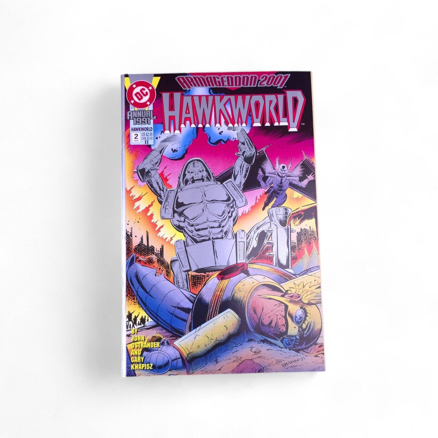 Hawkworld Annual #2 DC Comics July 1991 Armageddon 2001 Comic Book