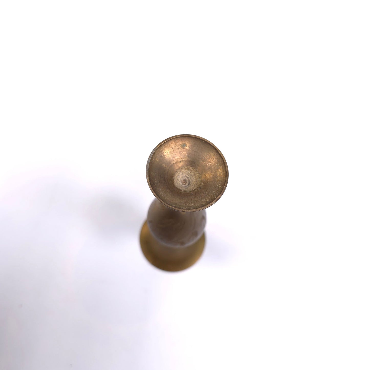 Vintage MCM Slim Skinny Brass Bud Vase India
