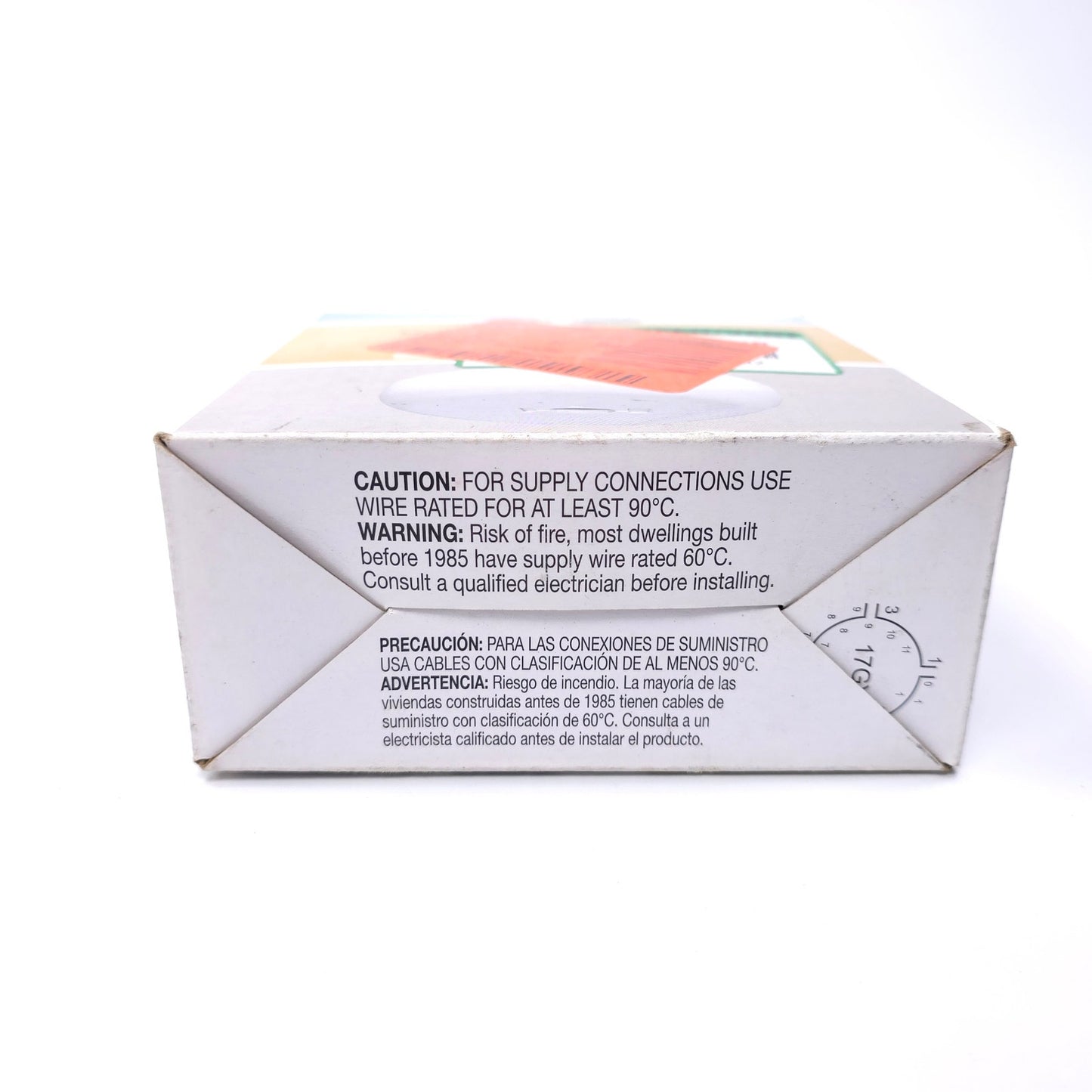 Hampton Bay Monopoint Track Power Feed White Finish 4.9 DIA x 1 H in