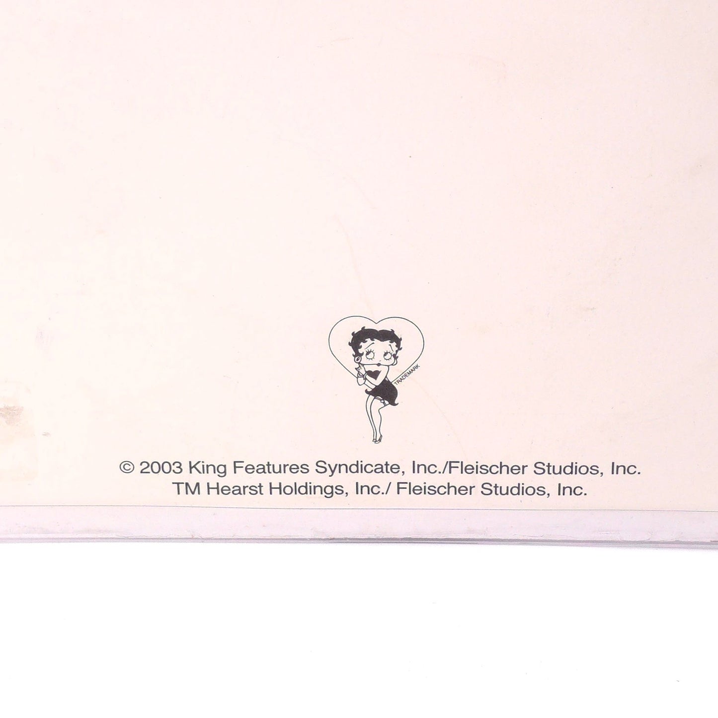 2003 Betty Boop 3 Piece Feeding Set Divided Plate Spoon Fork Sealed