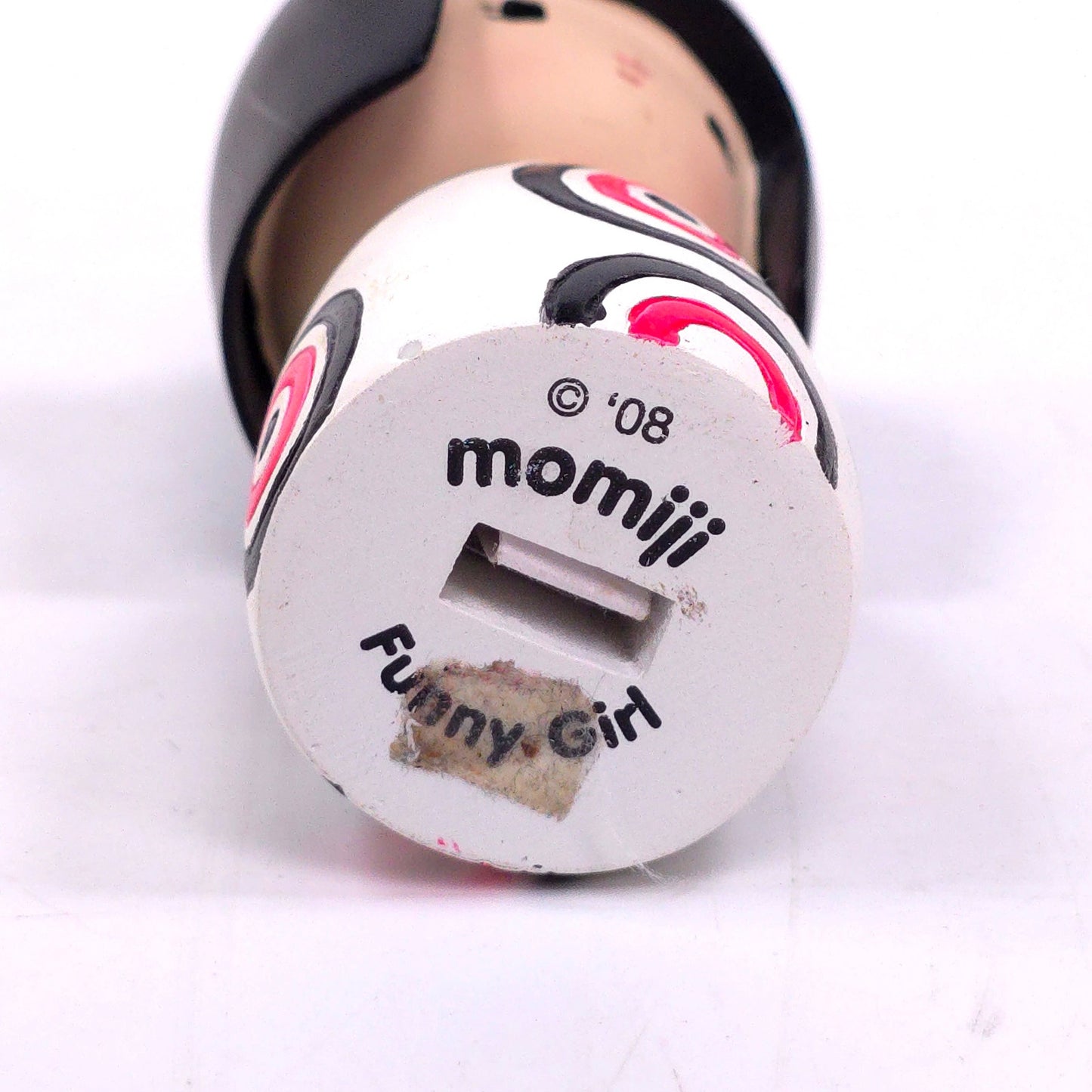 Momiji Funny Girl Message Doll 2008 Wooden Friendship Figure