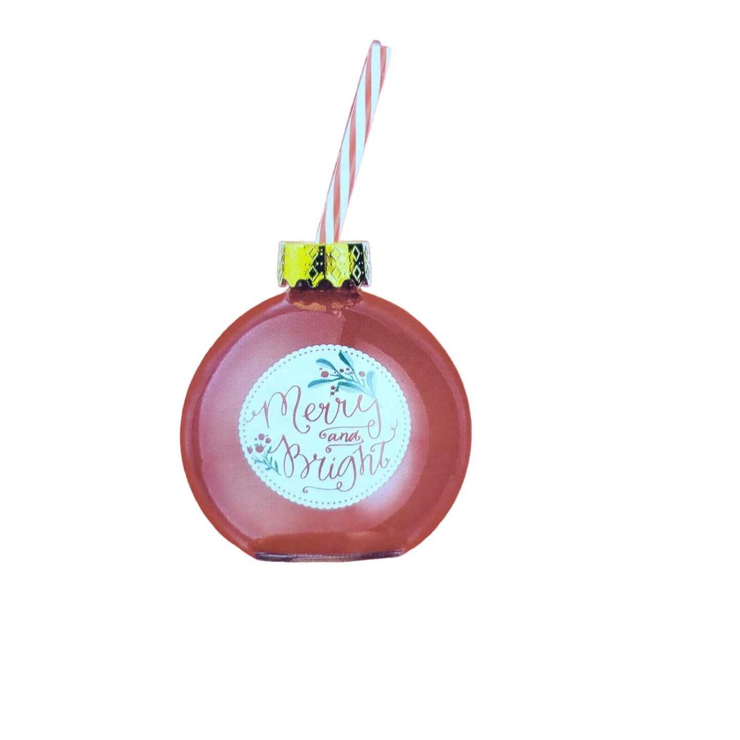 Crofton Ornament Sipper Cup with Straw 13.2 oz Merry and Bright Christmas
