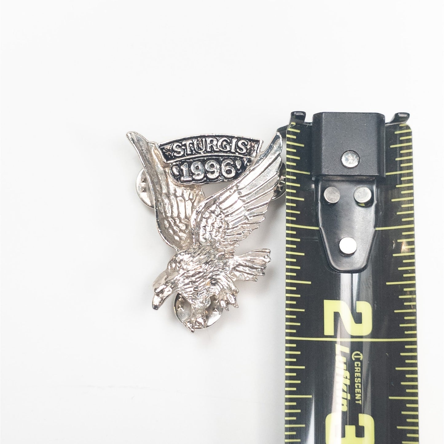 1996 Sturgis Metal Pin Back Eagle 3 Pins 2+ Ship FREE