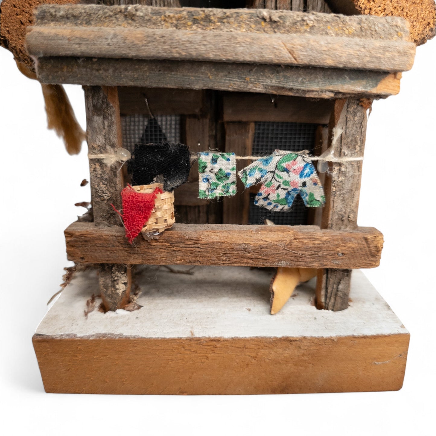 Rustic Phyllis' Hide-A-Way Home Birdhouse Rustic Decor